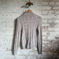 1970s Beige Knitted High Neck Jumper