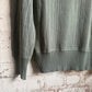 1970s Light Green Italian Knitted Roll Neck Jumper