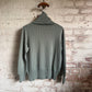 1970s Light Green Italian Knitted Roll Neck Jumper