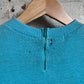 1940s British Baby Blue Zip Knitted Jumper