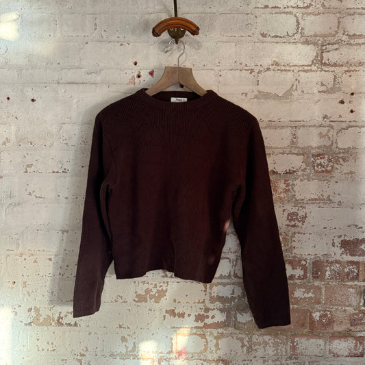 1960s Brown Knitted British Jumper