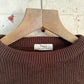 1960s Brown Knitted British Jumper