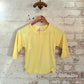 1970s Yellow Cotton Button T-Shirt