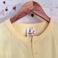 1970s Yellow Cotton Button T-Shirt