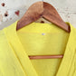 1960s Yellow Wool Knitted Blouse T-Shirt Top