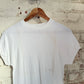 1960s 1970s White British Raglan Blank T-Shirt