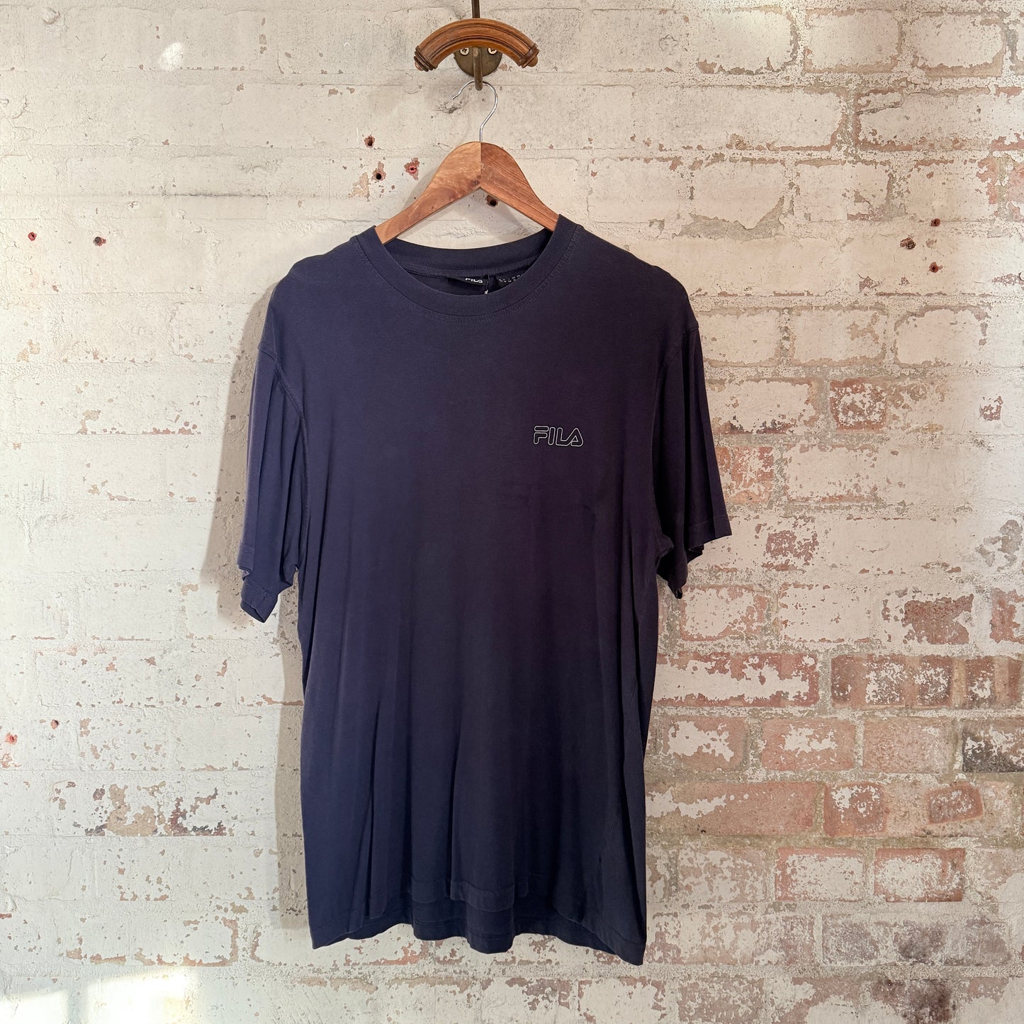 1990s Navy Fila T-Shirt