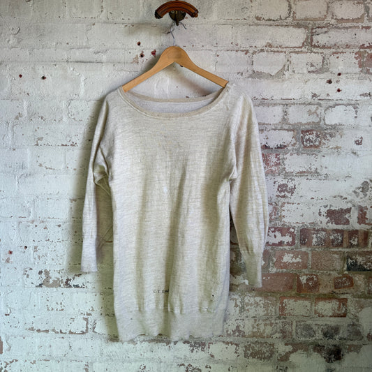 1940s British Military Knitted Thermal Jumper