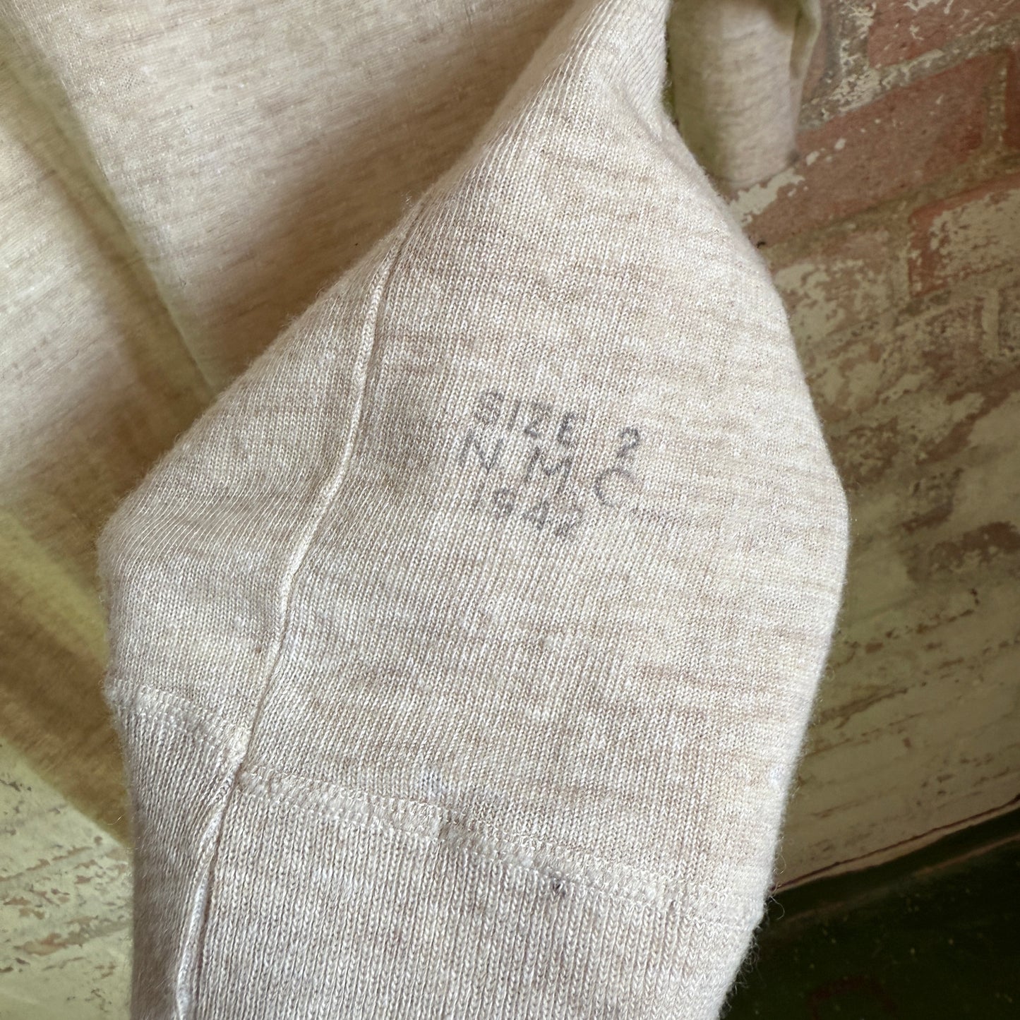 1940s British Military Knitted Thermal Jumper