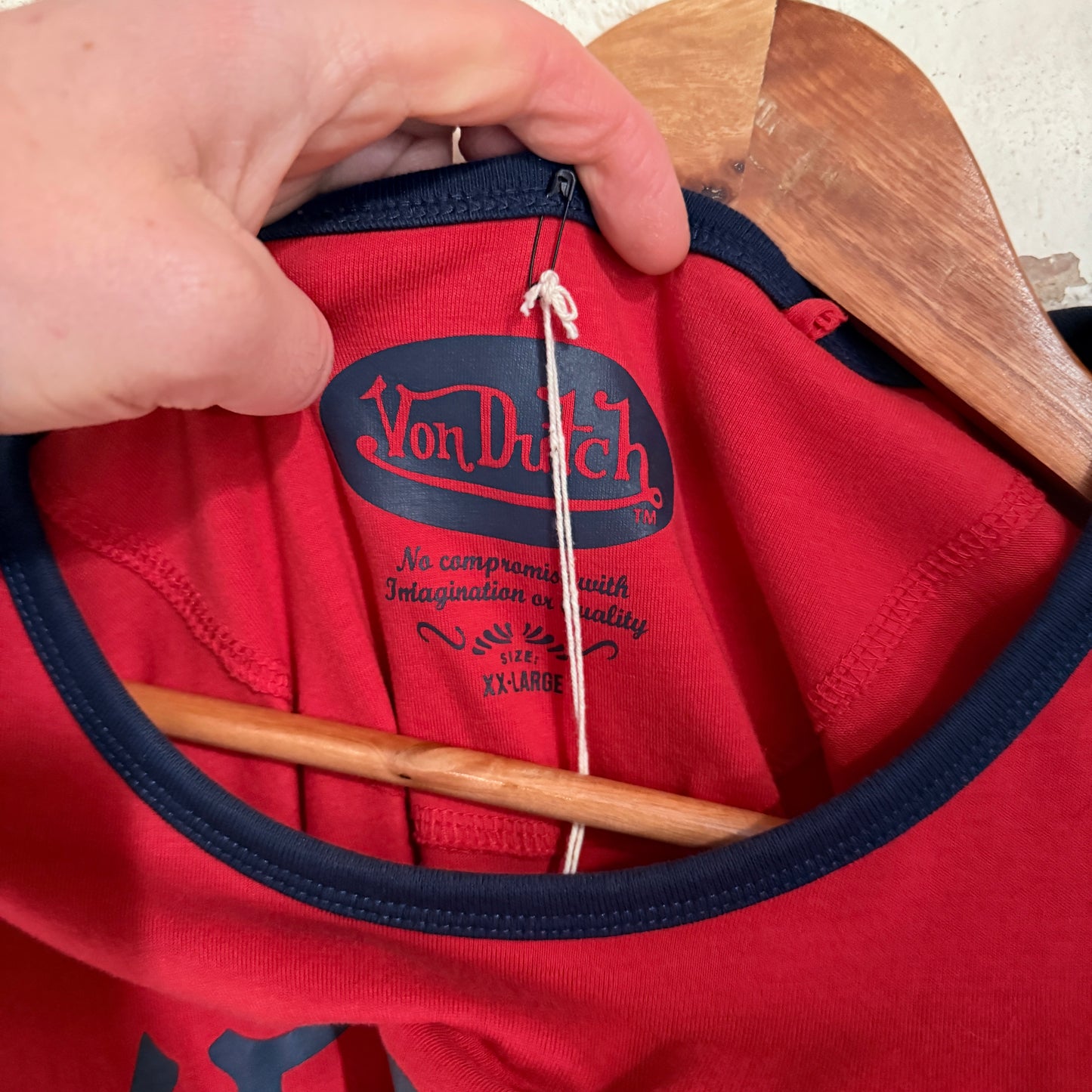 2000s Red Von Dutch Graphic T-Shirt