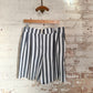 1980s Black and White St Michaels Cotton Shorts