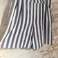 1980s Black and White St Michaels Cotton Shorts
