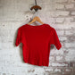1970s Red Button T-Shirt