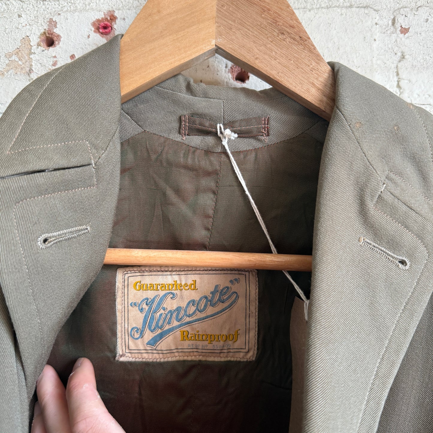 1930s British Kids Belted Mac Jacket
