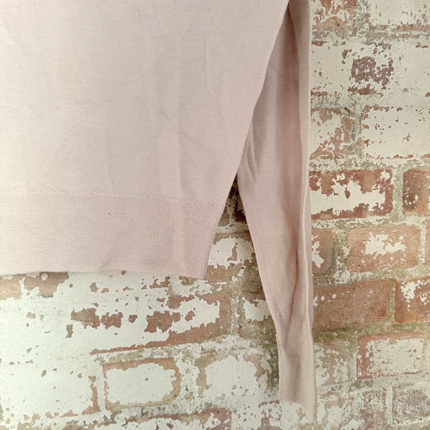 1960s Beige Wool Knitted Collared Jumper Shirt