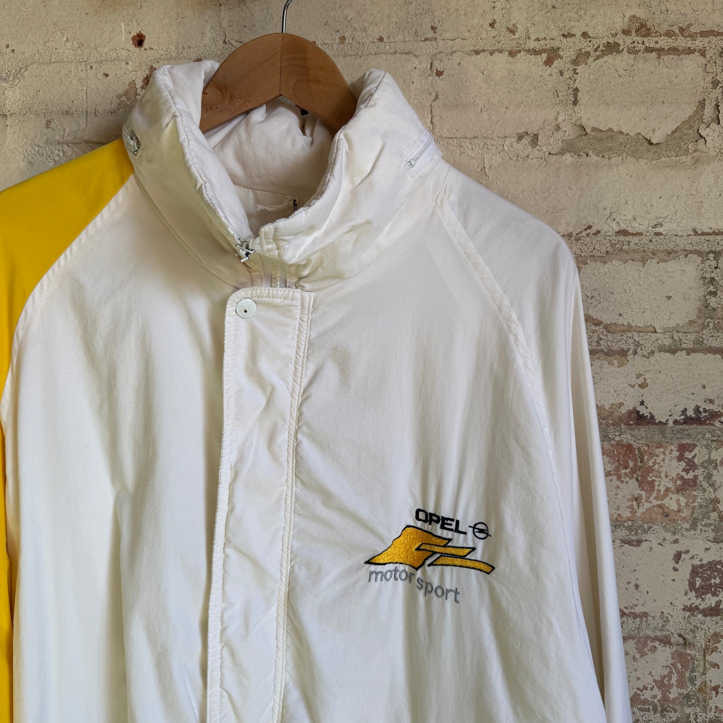 1990s White Opel Track Top Jacket