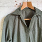 1960s Green Knitted Italian Shirt Pullover