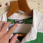 1960s 1970s Green Striped Bukta Rugby Jumper