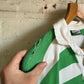 1960s 1970s Green Striped Bukta Rugby Jumper