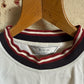 1990s White Round Neck Embroidered T-Shirt