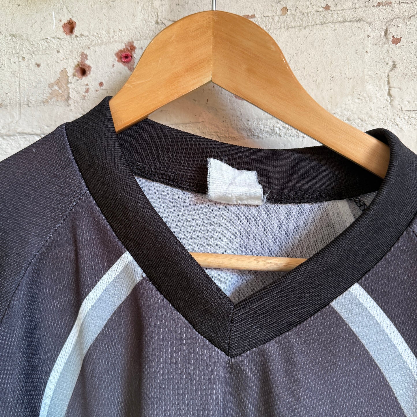 1990s Black Moto Racing Jersey Shirt