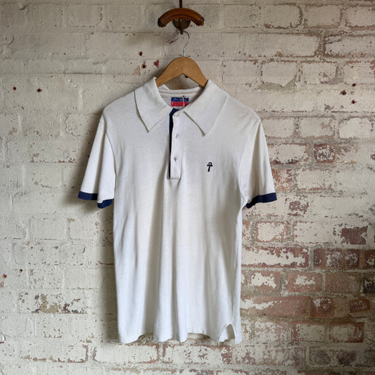1960s White British Polo Shirt