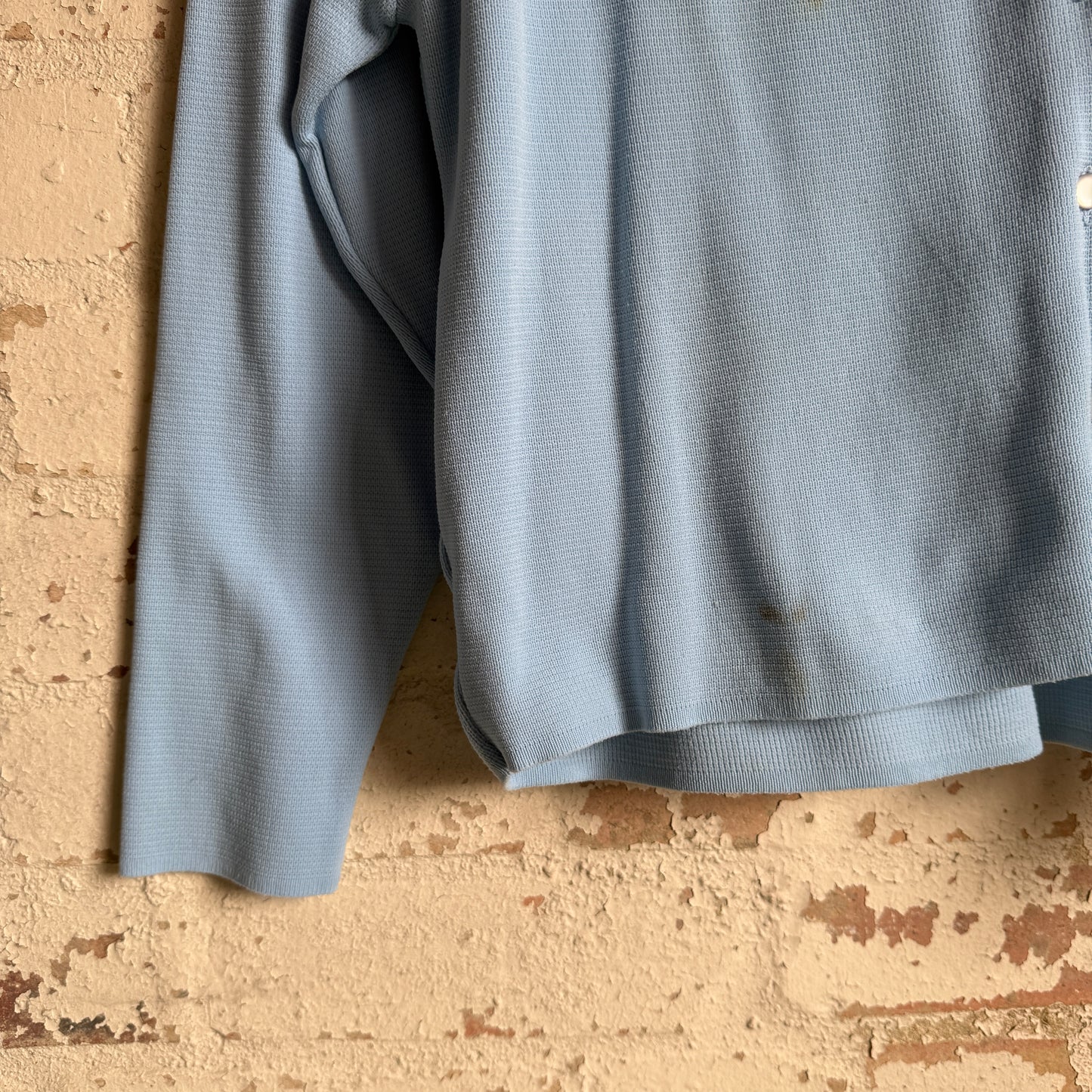 1970s Blue Button Up Shirt