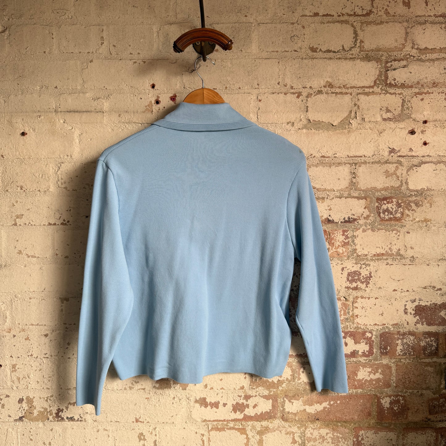 1970s Blue Button Up Shirt