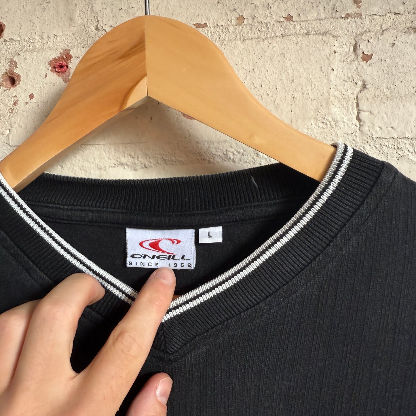 1990s Black Oneill Sweatshirt