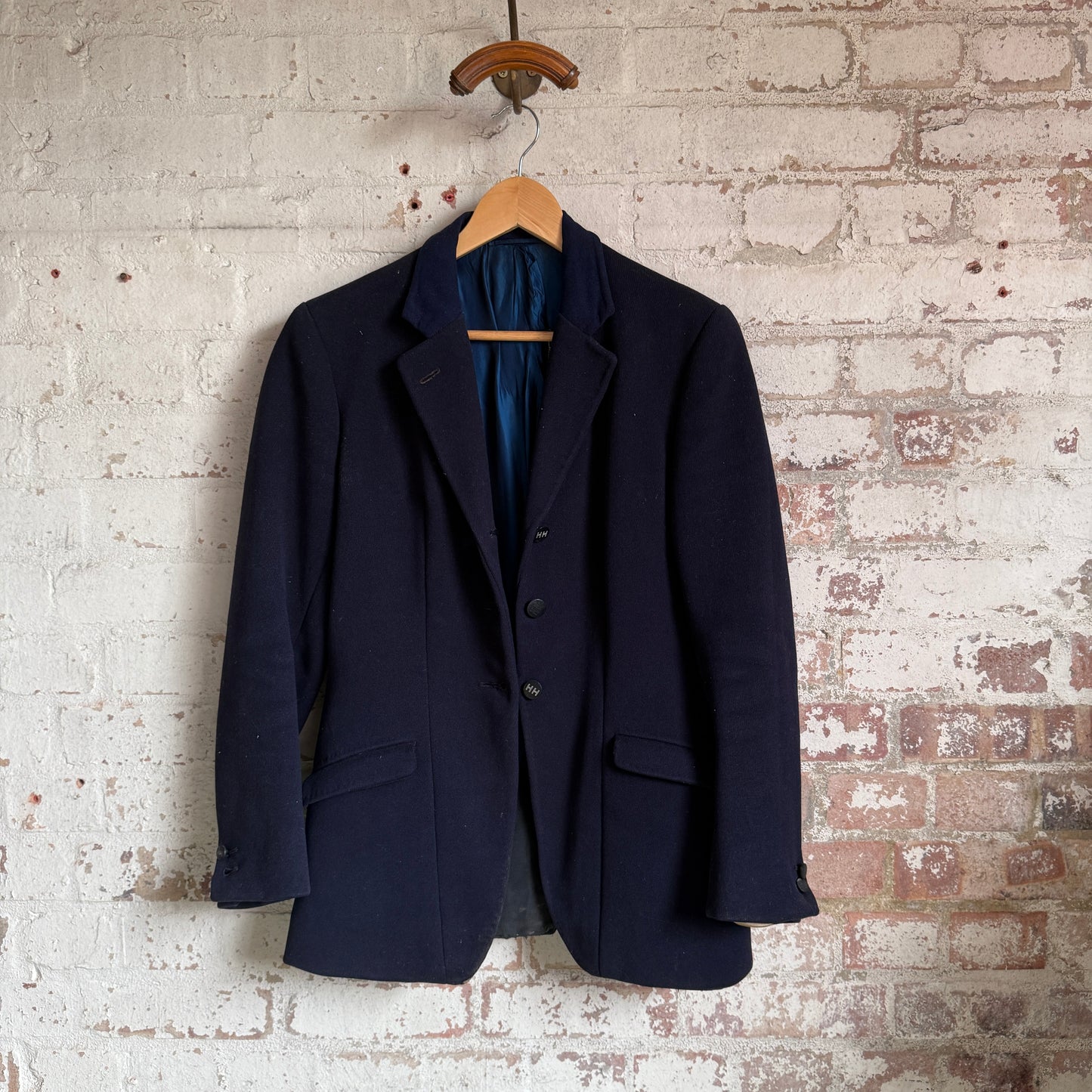 1950s Navy Wool Riding Coat