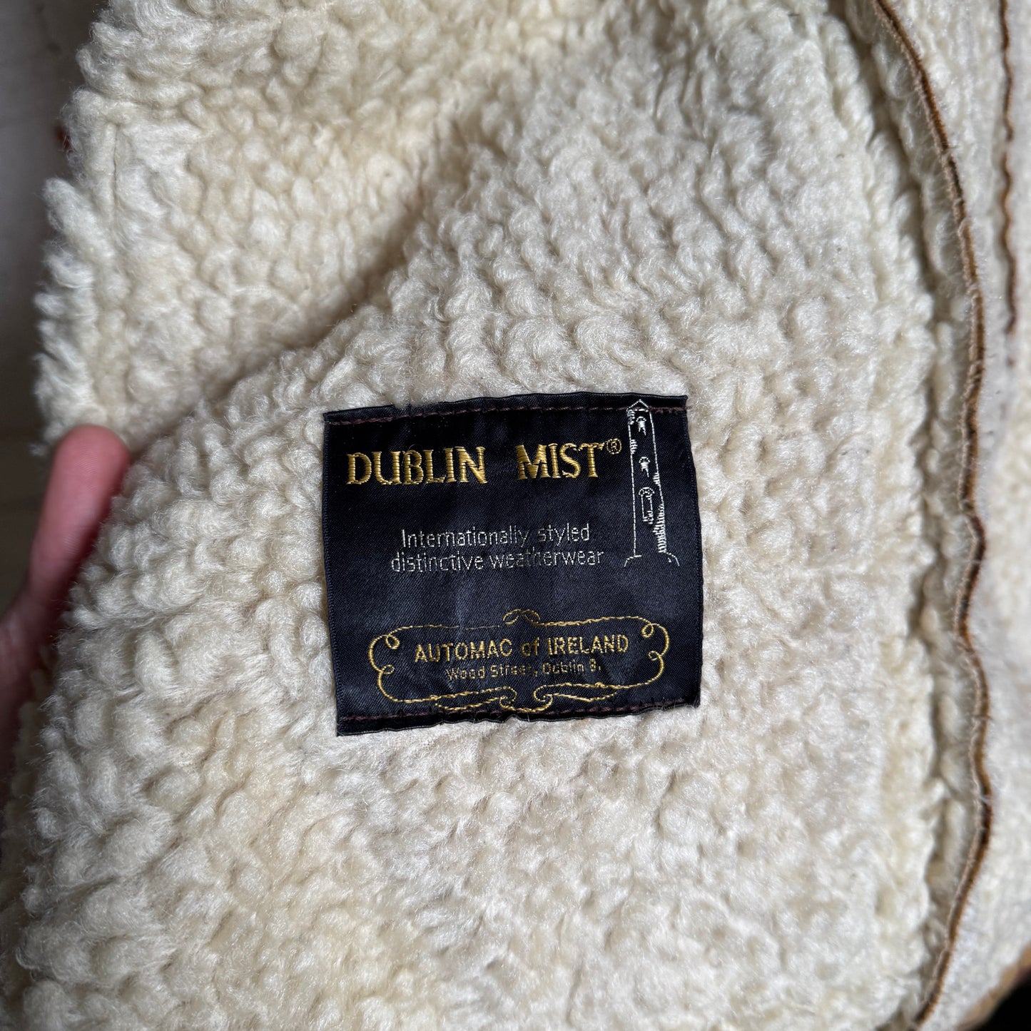 1970s Suede Printed Penny Lane Coat