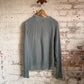 1970s Turquoise Knitted V-Neck Jumper