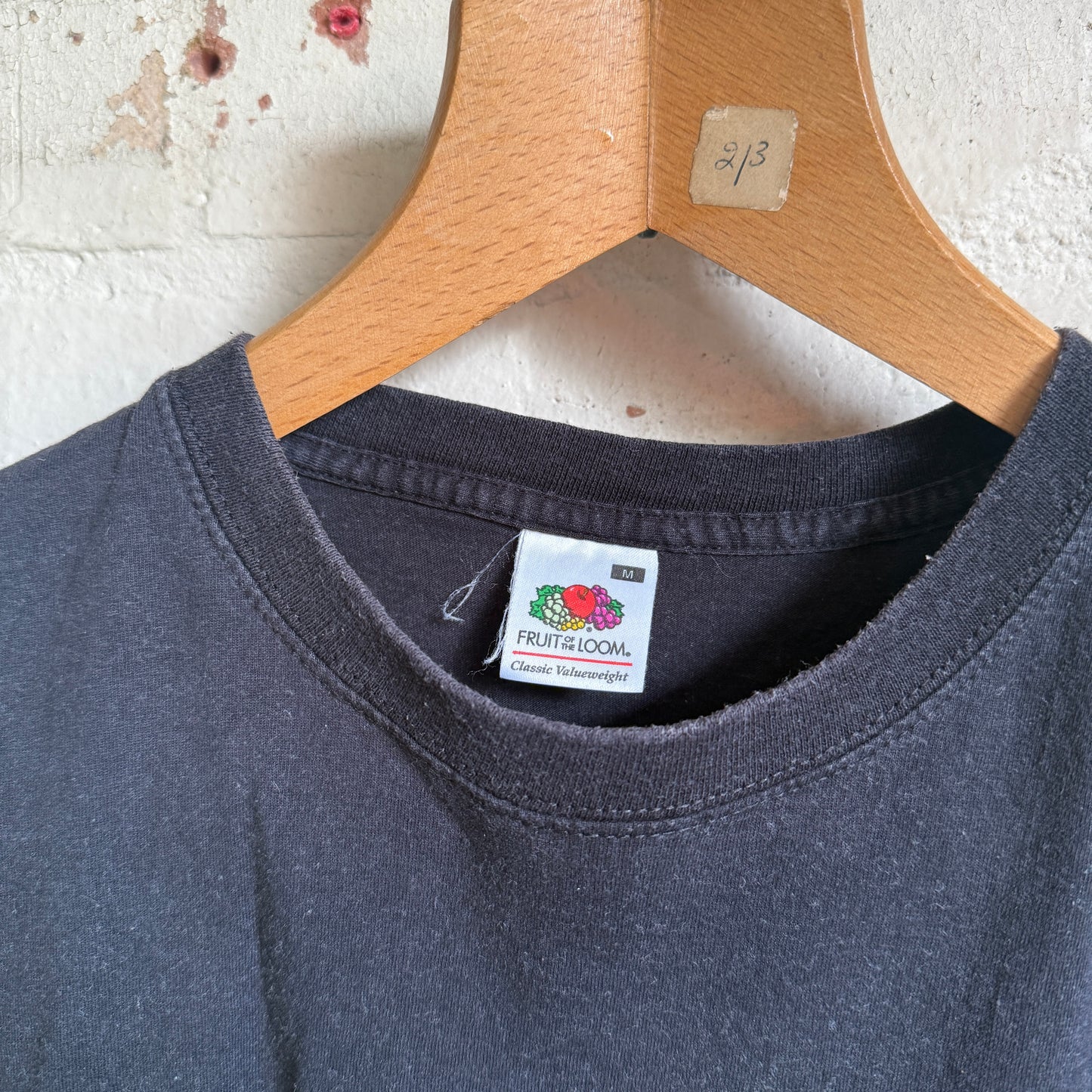 2000s Black graphic Slogan t-Shirt