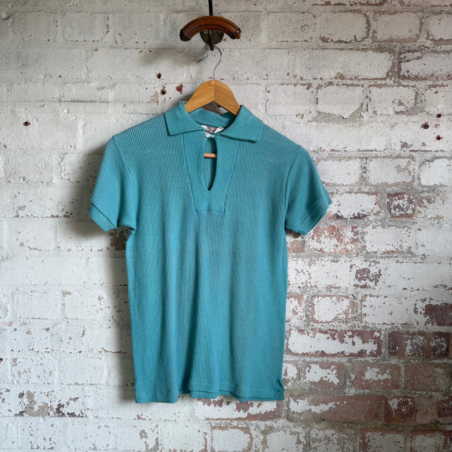 1960s Turquoise British Holstar Leisure Shirt