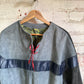 1980s Grey Suede Leather Pullover Shirt