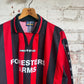 Vintage Red and Black Graphic Football Template Shirt