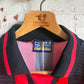 Vintage Red and Black Graphic Football Template Shirt
