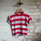 1980s Red Italian Striped T-Shirt