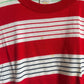 1980s Red Italian Striped T-Shirt