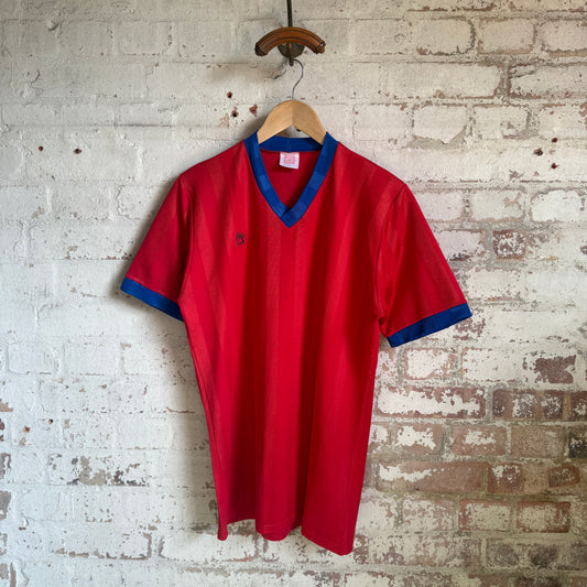 1990s Red Football Template Shirt