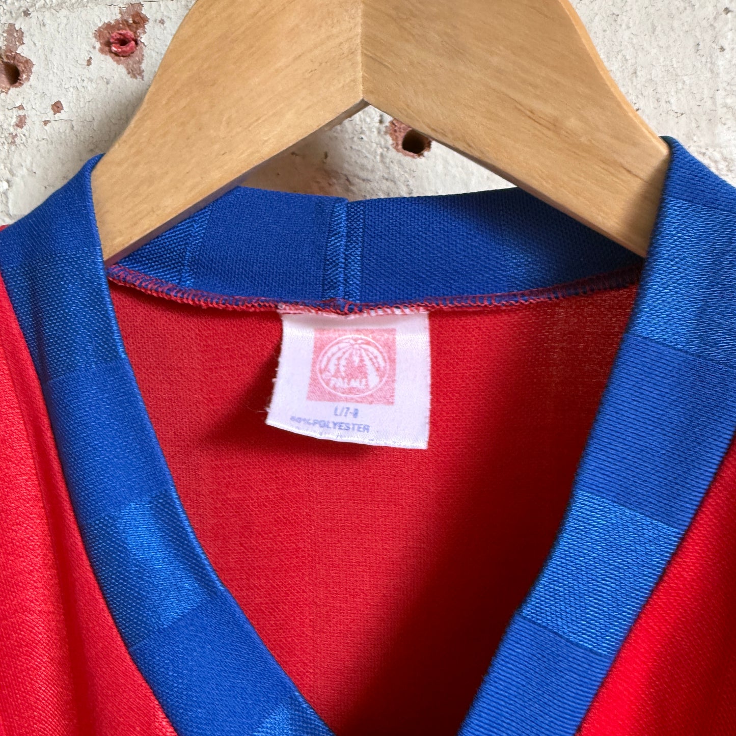 1990s Red Football Template Shirt