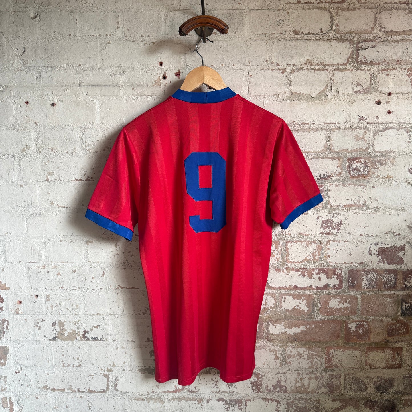 1990s Red Football Template Shirt