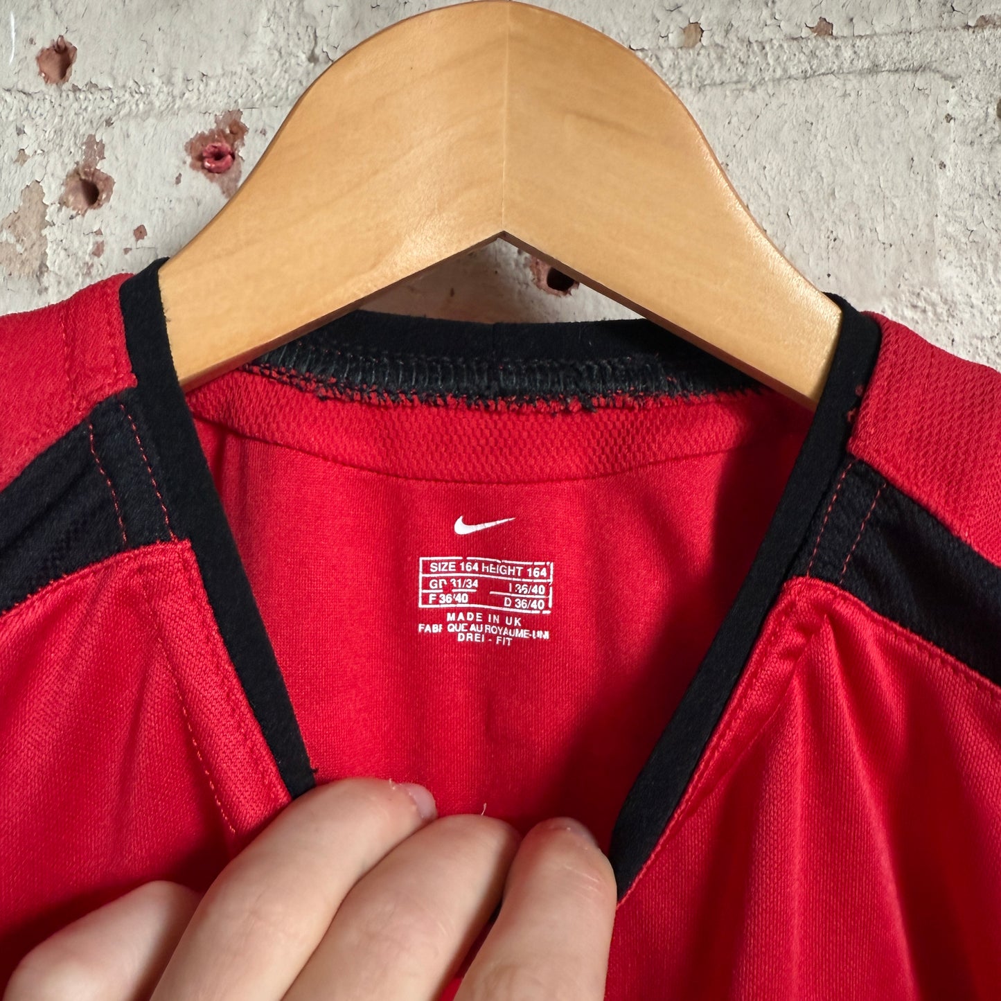 2000s Nike Manchester United Football Kit Shirt