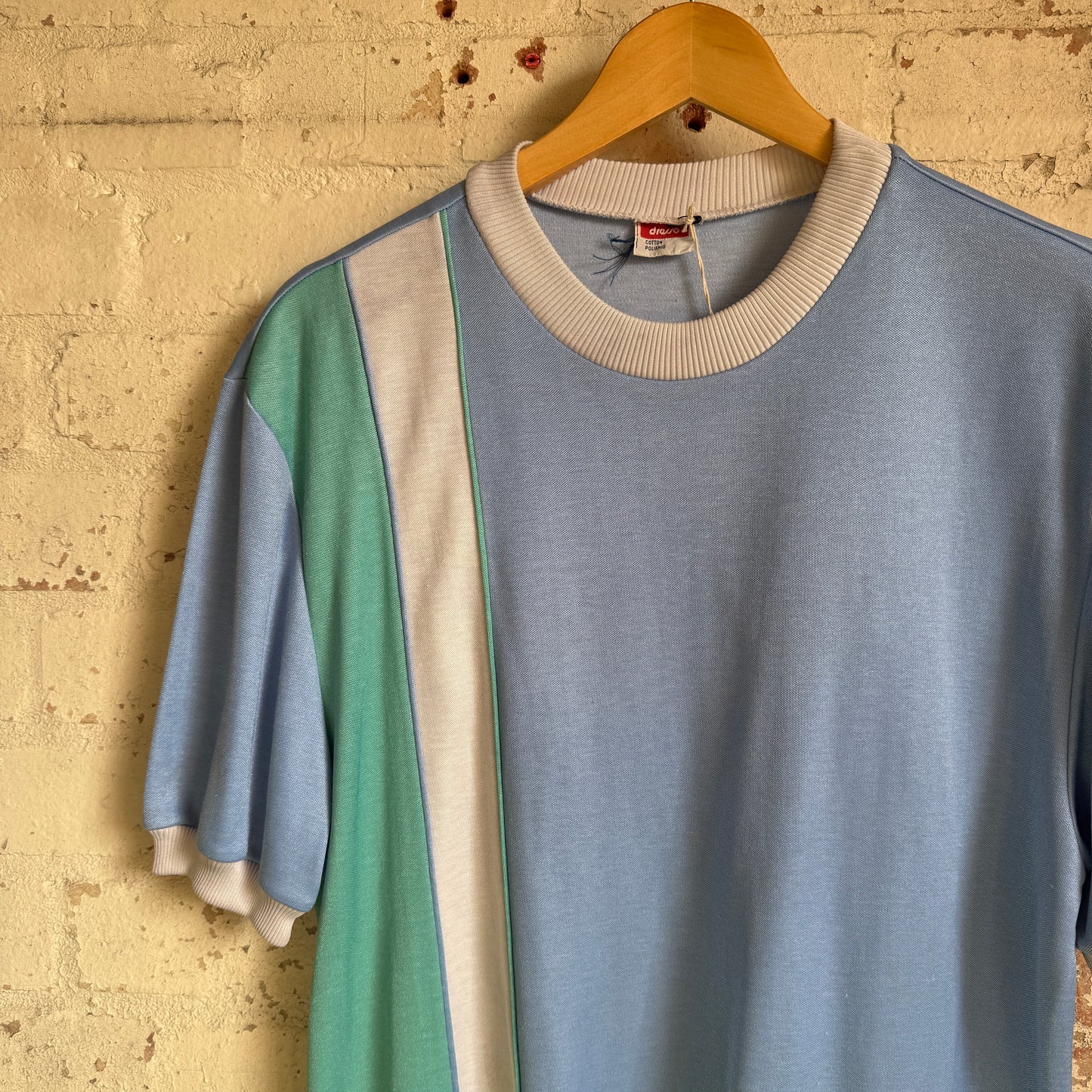 1980s Baby Blue Football T-Shirt