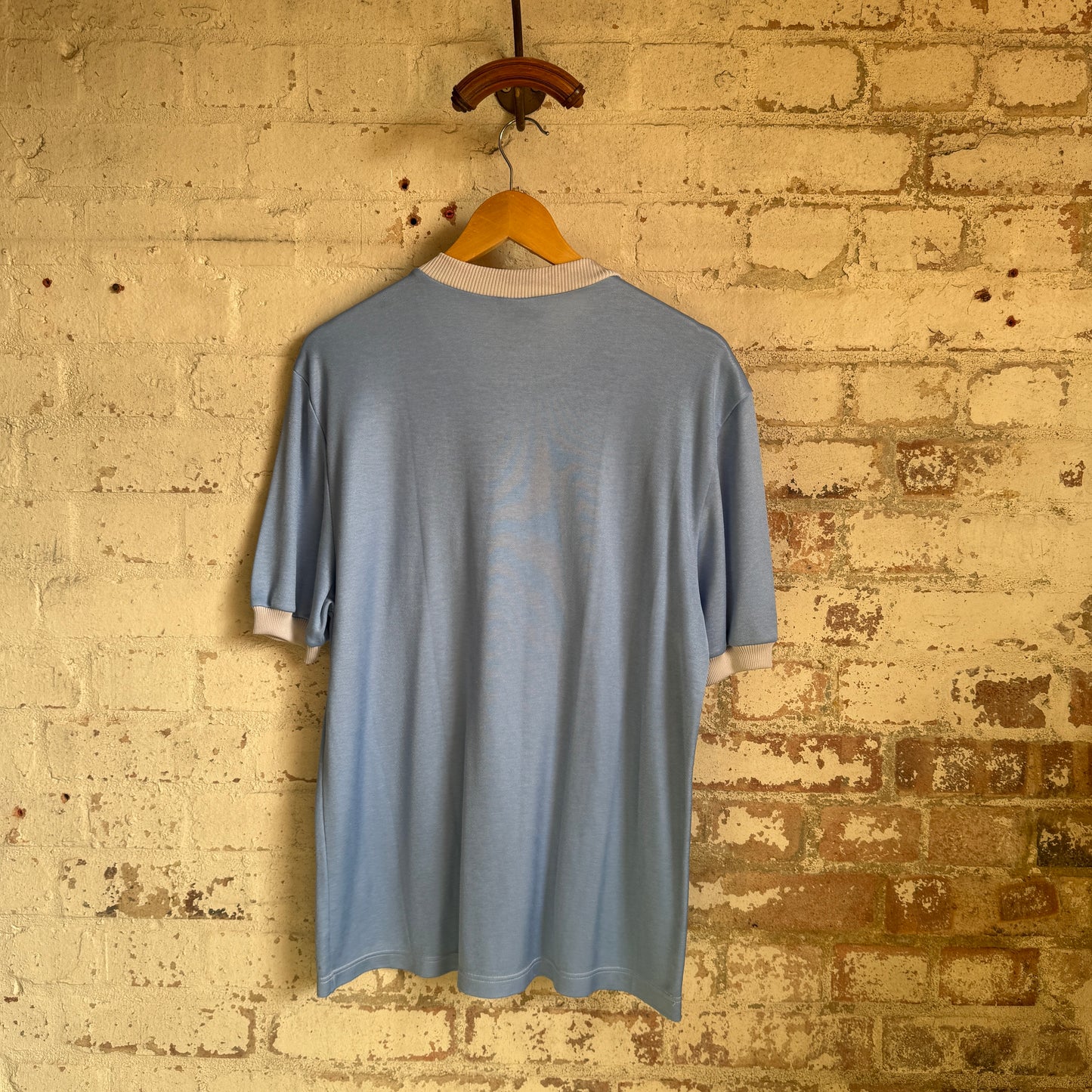 1980s Baby Blue Football T-Shirt