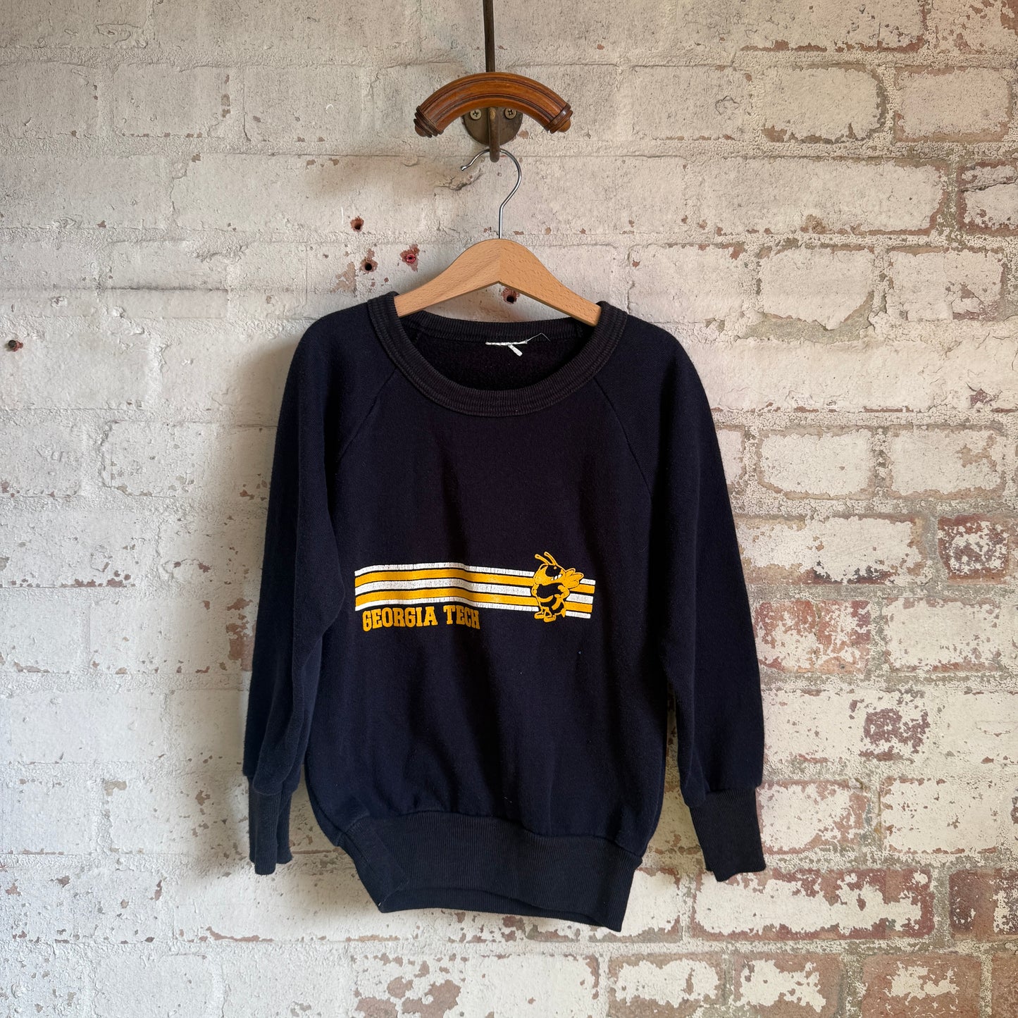 1970s Black Graphic Sweatshirt