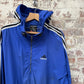 1990s Blue Adidas Pull Over Smock Jacket