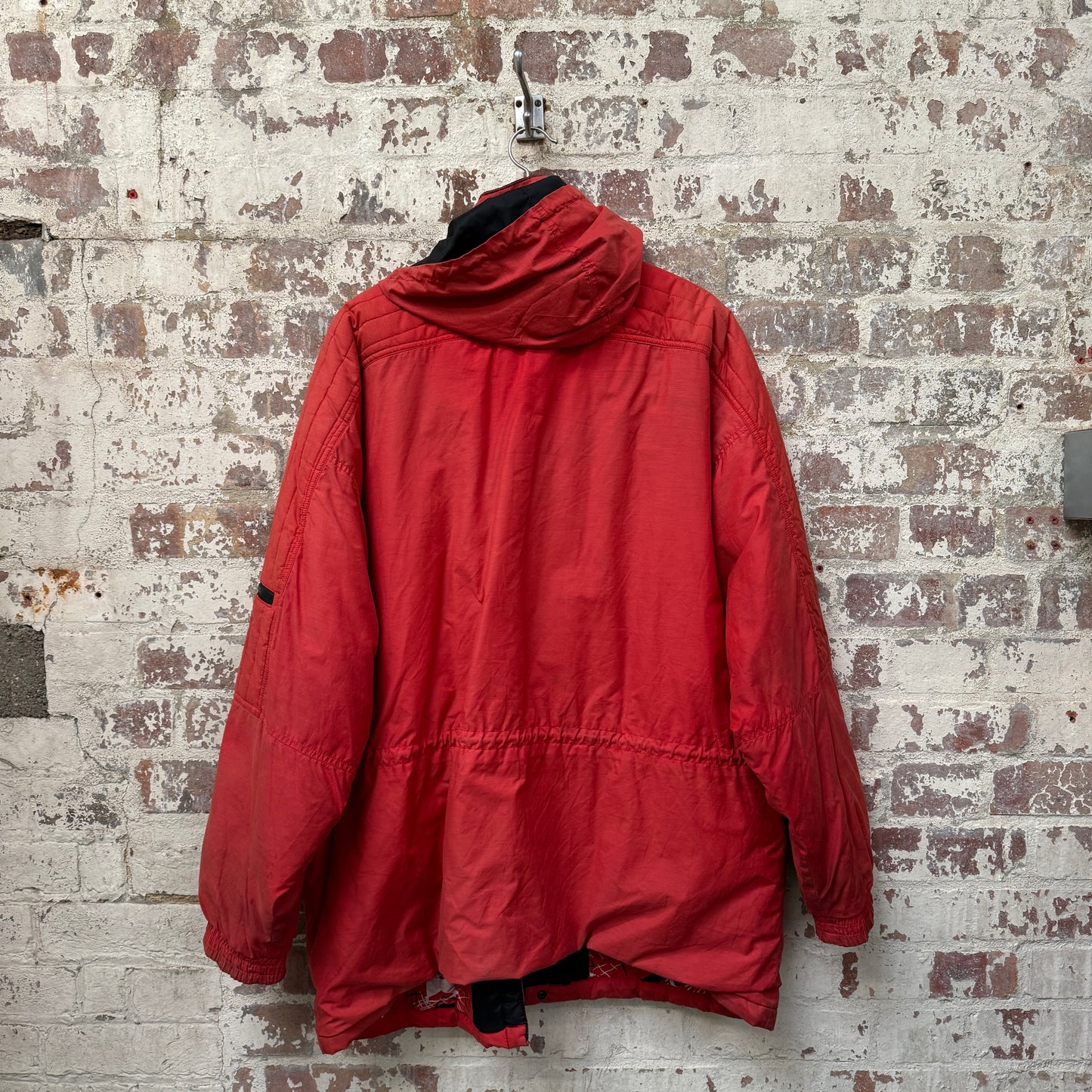 1990s Red Marlboro Padded Parka Jacket