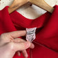 1980s Red Zip Up Track Top Jumper
