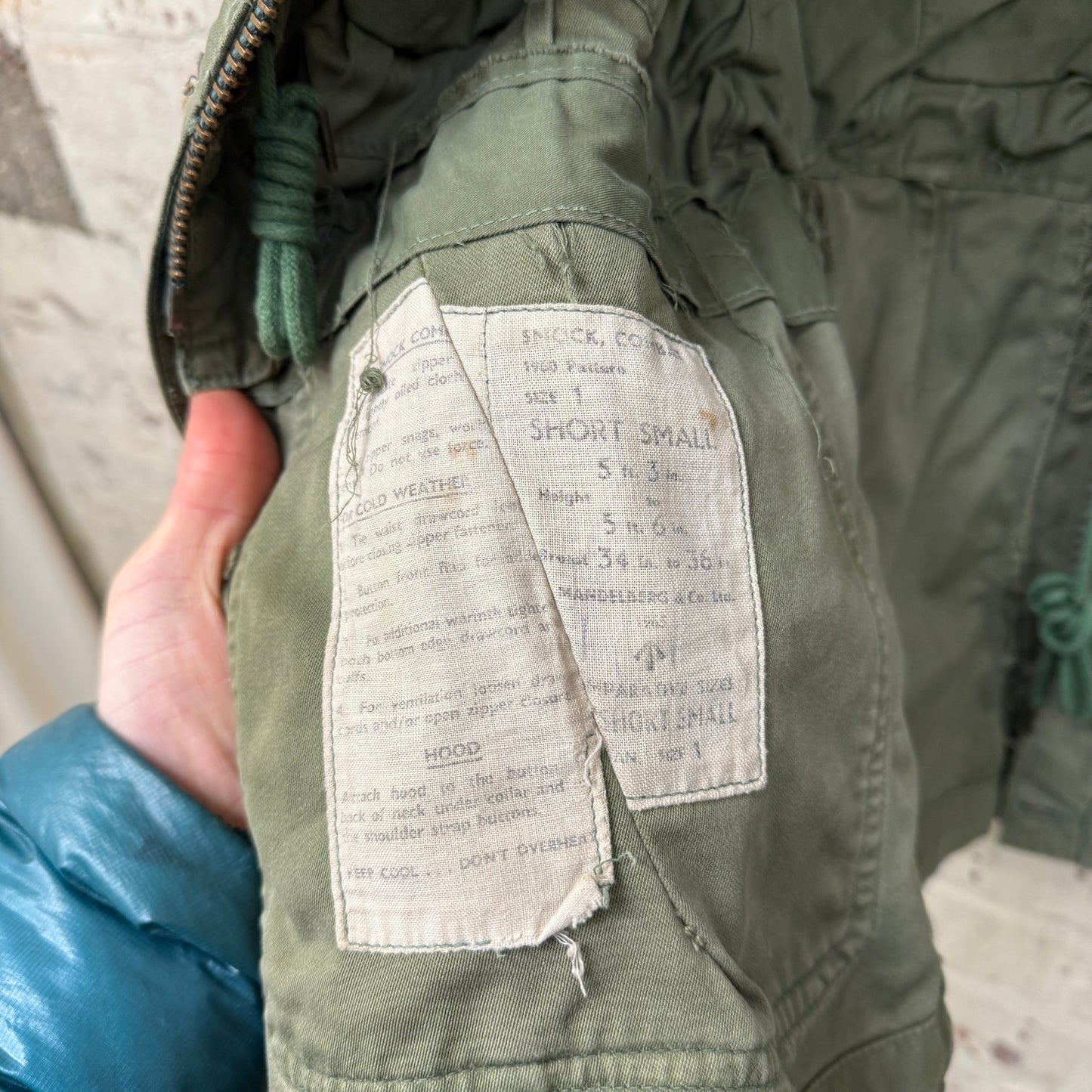 1960s Green British Military Combat Smock Jacket